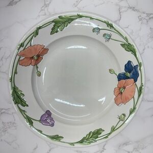 Villeroy Boch‎ Amapola Dinner Plate Poppies Floral Germany Replacement READ Chip